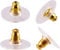 HOPEA JEWELS® Premium Earring Backs (200 Pcs) for Heavy, Droopy, and Stretched Ears (Golden)