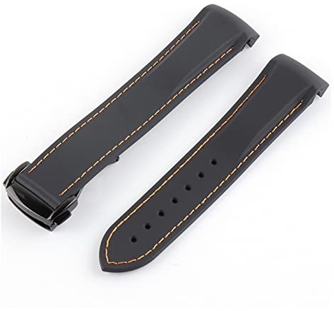 PLACKE Band di gomma della gomma del silicone curvo 21mm 22mm 22mm in forma for l'orologio Pagani adatto for Huawei. Adatto for GT2. Magic Watch 2 adatto for onore in forma for Samsung Galaxy Watch S3