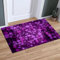 OHAGS nicht rutsches Badezimmermatten maschinenwaschbar, Ultra-weich und Wasser saugfähiger Badenteppich für Badezimmer,Aubergine, Lila und Flieder,40x60 cm