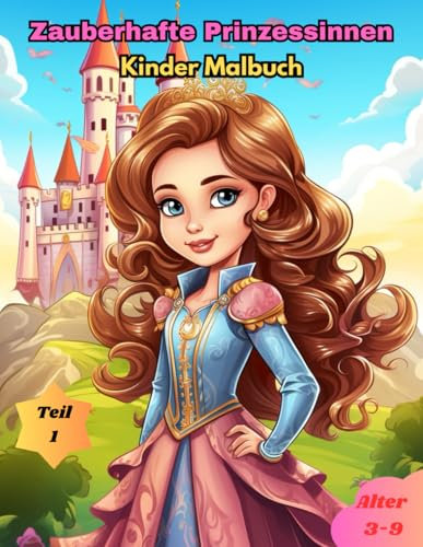 Zauberhafte Prinzessinnen: Kinder Malbuch