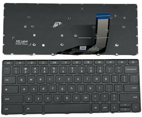 New Keyboard for Lenovo 300e 500e Yoga Chromebook Gen 4 82W2 82W3 82W4 82W5 US Laptop 5N21L440385N21L44117 5N21L44029 (with Lock Key)