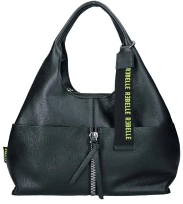 Rebelle Borsa Donna in pelle modello Nadia Dollaro NERO, TAGLIA UNICA