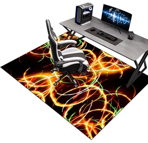 90 x 140 cm Office Gaming Chair Mat for Hard Floor and Carpet, Computer Floor Mat, Desk Chairmat, Rug Protector for Rolling Chair