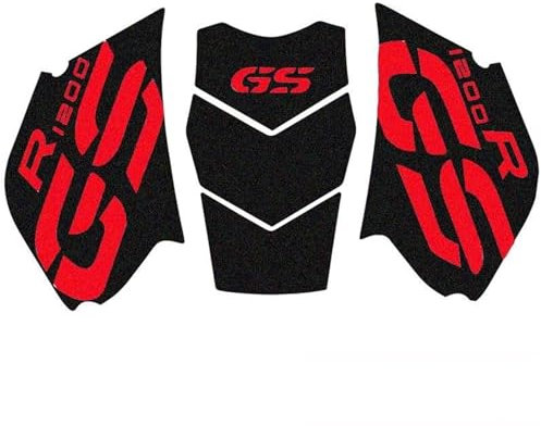DTASMBD Seitlicher Tankaufkleber Für Motorrad, Für R1200GS Adventure R 1200 GS ADV 2005-2012, Tankschutz, Traktionspad-Aufkleber Kraftstofftank-Aufkleber(Farbe 2)