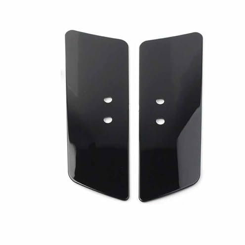 JGANRF Deflettori Forcella Moto Parabrezza Universale per K&awasaki ABS Plastica Trasparente/Nero