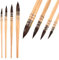 Lot de 4 Pinceaux Aquarelle Professionnel, Pinceaux De Calligraphie pour Adultes et Bricoleurs, #0#2#4#6