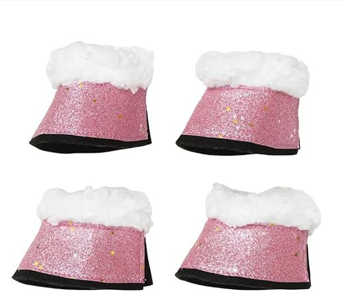 Panduro Hobby Pony Stiefel – Glitzernde rosa Hufschuhe für Sammel-Ponys & Kuscheltiere - Zubehör für Einhorn- und Spielzeugpferd-Fans - Kompatibel mit beliebten Pony-Spielsets & Plüschtieren