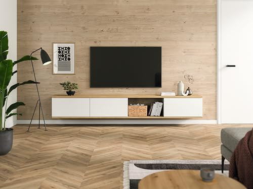 EGGER DecoWall DO006 Namur Fichte hell - umweltschonende Alternative zu herkömmlichen Wandverkleidungen, Holzverkleidungen, Wandpaneelen - OSB (1250 mm x 660 mm)