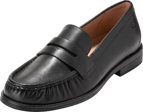 Cole Haan Women's Stassi Soft Loafers, Black Leather, 10-B US