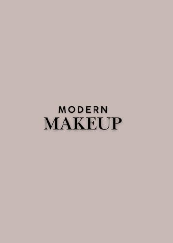 Modern Makeup Minimalistic Bullet Journal Notebook: Small Neutral Tone Matte Finish Dotted Pocket book