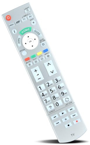 MOVHEIYL N2QAYB000842 Ersatz Fernbedienung für Panasonic 3D Smart TV TX-L42DT60E TX-LR42DT60 TX-L55WT60T TX-L42DTW60 TX-L47WT60T TX-LR55DT60 TX-LR55WT60 TX-LR60DT60 TX-LR65WT600