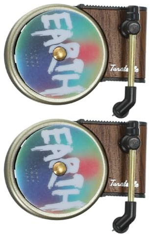 RUNROTOO 2pcs Vinyl Record Car Air Freshener Retro Turntable Design Cute Car Vent Clip Aroma Discs for Interior Decoration for Women