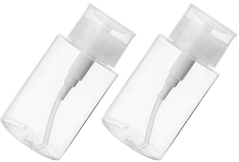 300ml Petg Pump Dispenser Refillable Bottle 2 Pack for Travel | Leakproof Design, 2pcs Set, Business Trip Use, for Cleansing Water and Hand Dispensing