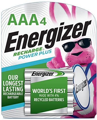 Energizer AAA Rechargeable Batteries, High Capacity Pre-Charged (4 Count)