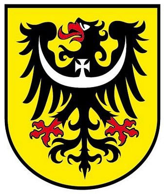 Autoaufkleber Sticker Niederschlesien Schild Kontur Fahne Aufkleber
