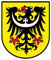 Autoaufkleber Sticker Niederschlesien Schild Kontur Fahne Aufkleber