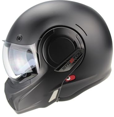 VPR F242 P/J Reverse Flip-Up Motorcycle Helmet - Double Visor Modular Jet Crash Helmet for Racing Sports Touring - Road Legal ECE 22.06 Approved Motorbike Helmets - 2XL