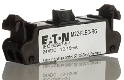 Eaton 180799 LED-Element, Flat Front, rot/grün, Frontbefestigung