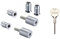 Fulton & Bray FB319 Quality Roller Sash Window Stop Restrictor for Child Safety and Security - Comes With Key Included (Satin Chrome)