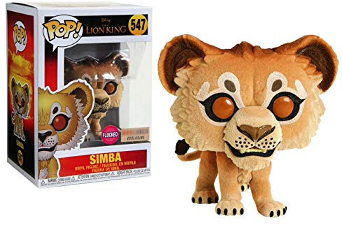 DISNEY:THE LION KING (LIVE) - FLOCKED SIMBA MCM EXC FUNKO POP! VINYL FIGURE #547