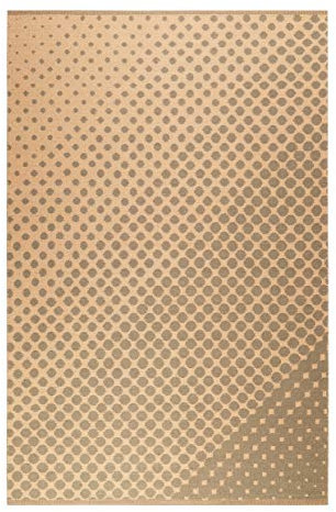 Esprit Home I Moderner Kurzflor Kelim Teppich aus Wolle - Läufer für Wohnzimmer, Flur, Schlafzimmer I Vel Kelim I Orange | (130 x 190 cm)