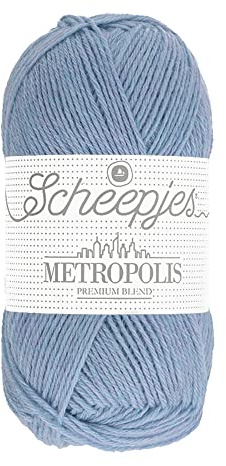 Scheepjes Metropolis Yarn 50g Medan Blue 005