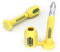 10x Container-Plomben von HIMEN | ISO 17712:2013 | C-TPAT | fortlaufend nummeriert | mit BARCODE | HBS-02 | Seals | yellow