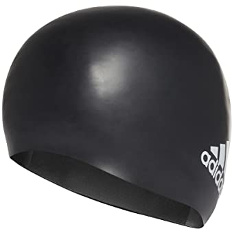 adidas Silicone Logo Cap Kappe, Black/White, One Size