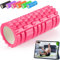 ActiveForever Faszienrolle Massagerolle Fitnessrollen Schaumstoffrolle Fitness Sport Sechs Farben Sind Erhältlich (Rosa)