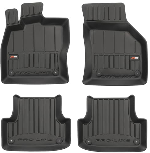 MOTOS Gummimatten Auto Fussmatte passend für Audi A3 8V 2013-2020 Verbessern Sie Ihren Reisekomfort mit Antirutschmatte Auto 3D- Allwetter fußmatten Auto, Schutz vor Verschmutzung