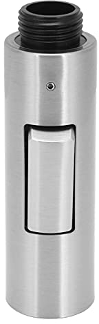 Rubinetto per Lavello con Doccetta Estraibile 2 Funzioni - Accessorio per Spruzzatore Estraibile e Soffione Doccia in Plastica con Finitura Nichel Spazzolato