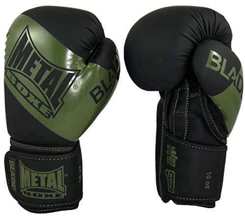 METAL BOXE Gants de Boxe Blade Black and White