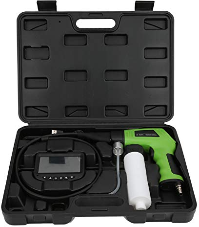 Herramienta de pistola de limpieza de automóviles, pantalla de visualización HD desmontable a prueba de agua Limpiador de aire acondicionado de automóviles con 6 luces LED Botella de spray de lavad