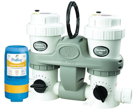 Pool FROG XL Pro Cyclers et réservoir minéral Pool FROG XL Pro, système de désinfection tout-en-un avec minéraux FROG pour piscines jusqu'à 40 000 gallons