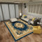 RUGMRZ Deko Esszimmer Wohnzimmer Retro-Muster Erker Decke Nacht Badezimmer teppiche Wohnzimmer Tragbar Teppich weich160X200cm