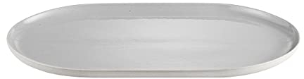 Blomus Servierplatte Sablo, Servierteller, Steingut, Cloud, 40 x 24 cm, 64382