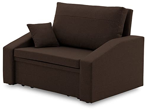 Sofini Sessel Vertico 90 - Klappsessel mit Schlaffunktion - für Wohnzimmer, Schlafzimmer oder Kinderzimmer (Malmo New 28)