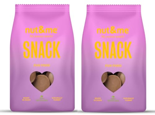 Gotas de chocolate con leche KETO 500 gr nut&me | Vegetariano | Sin gluten | Sin azúcares añadidos | Sin OGM | Pack 2 x 250 gr