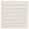 Amig - Griglia quadrata in plastica con zanzariera| Griglie di ventilazione per presa d'aria | Adatto per soffitto cucina e bagno | Dimensioni: 200 x 200 mm | Colore: bianco
