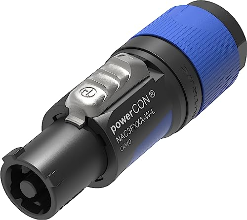 Neutrik powerCON blau NAC3FXXA-W-L für Kabeldurchmesser 10-16mm Kabelstecker 250V 16A IEC EN 60320-1