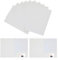 Präsentationsmappe a4 aus 350g/m² Kraftpapier Dokumentenmappe a4 Mappe mit Taschen Papier Urkundenmappe Sammelmappe fur Buro Konferenz Business, 310 x 220mm (12, Weiß)