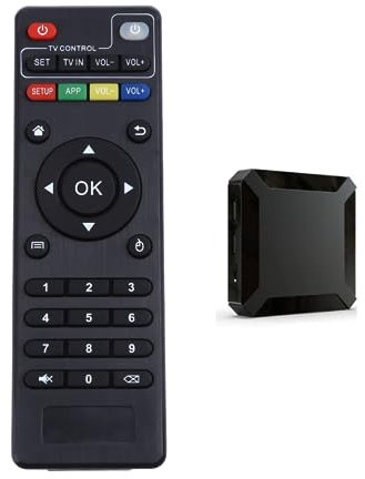 Télécommande Compatible Box Android X96 X96 Mini MXQ H96 Max V88 T95X T95M