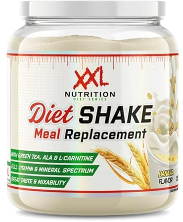 XXL Nutrition - Diet Shake - Abnehm Shake, Trinkmahlzeit, Protein Shake - Diät-Shake, Abnehmen, Mahlzeitersatz - Vanille - 1200 Gramm
