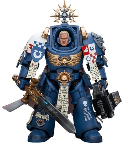 JOYTOY JT9916 Warhammer 40K The Ultramarines, Ultramarines Terminator Captain Severus Agemman 1/18 Action Figures Soldier model