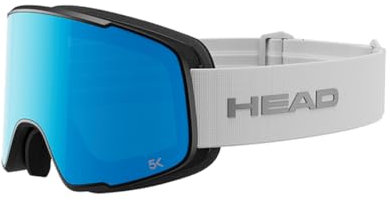 HEAD Unisex-Adult Horizon 2.0 5K + Spare Lens Ski-und Snowboardbrille, Blau-Weiß, One Size
