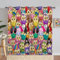 ANHOPE Nette Cartoon Tier Eule Vorhänge mit Ösen Kinder Jungen Mädchen Gardinen Blickdichte Thermo Vorhang Blackout Curtain Schlafzimmer Wohnzimmer Verdunklungsvorhänge 2er Set H 245 x B 140 cm