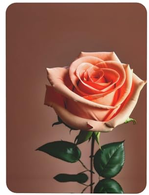 Calamita rettangolare da frigorifero arancione rosa – sublimazione personalizzata per cucina, ufficio e decorazione domestica