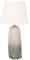 Clayre & Eef Tischlampe Ø 35x70 cm Grau Terrakotta Schreibtischlampe