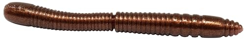 FTM Lifter Lures Wurmy Cheese 6,5cm - 10 Gummiwürmer, Farbe:Brown