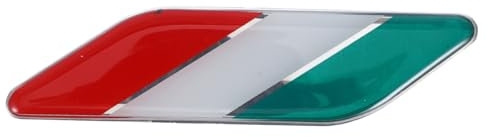 HAWILLOSCH Adesivo Per Auto Bandiera Italiana e Ala, Decalcomania Antigraffio Per Paraurti e Carrozzeria, Adesivi Per Automobilisti Resistenti Allo Sbiadimento, Per Decorazione Veicoli e Uso Domestico